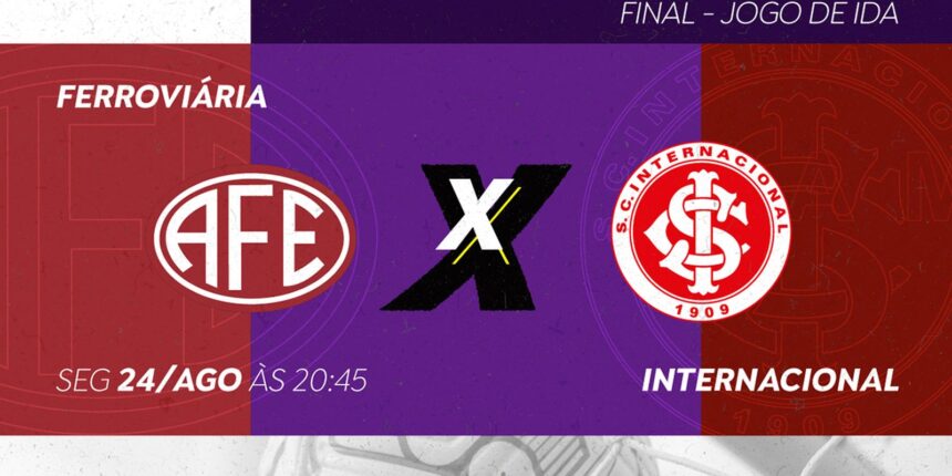 Ferroviária encara o Internacional na ida da final Sub-17