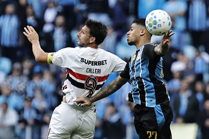 Grêmio vence e deixa São Paulo oito jogos sem vitória no Brasileirão
