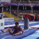 Juliano Oliva recebe nota zero após queda no salto do Brasileiro