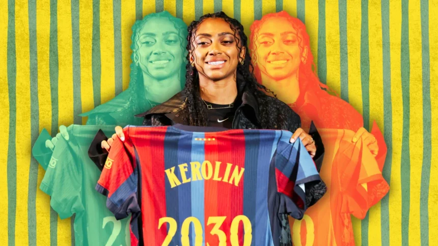 Kerolin é vendida por €1,2 mi e bate recorde no futebol feminino