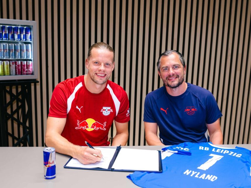 Nyland confirma retorno ao RB Leipzig após atuação decisiva na Copa