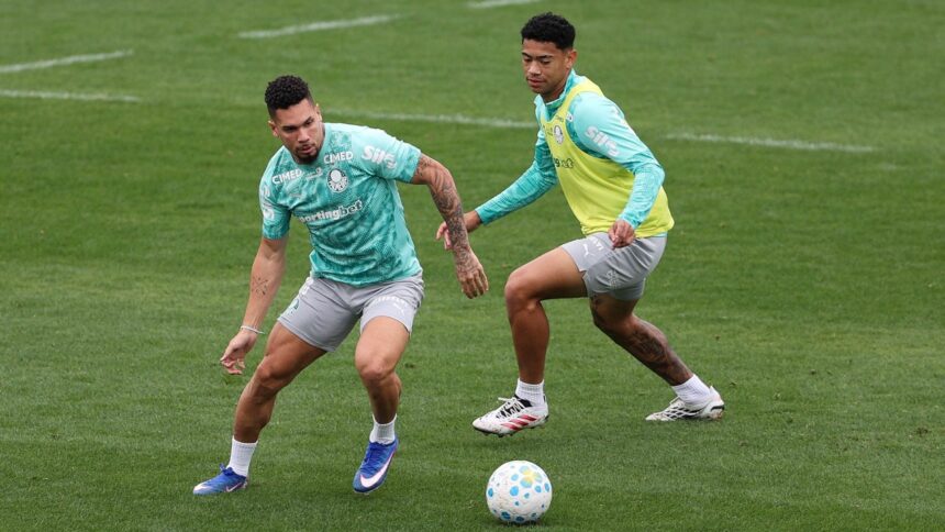 Paulinho e Piquerez treinam com o grupo e aumentam opções do Palmeiras