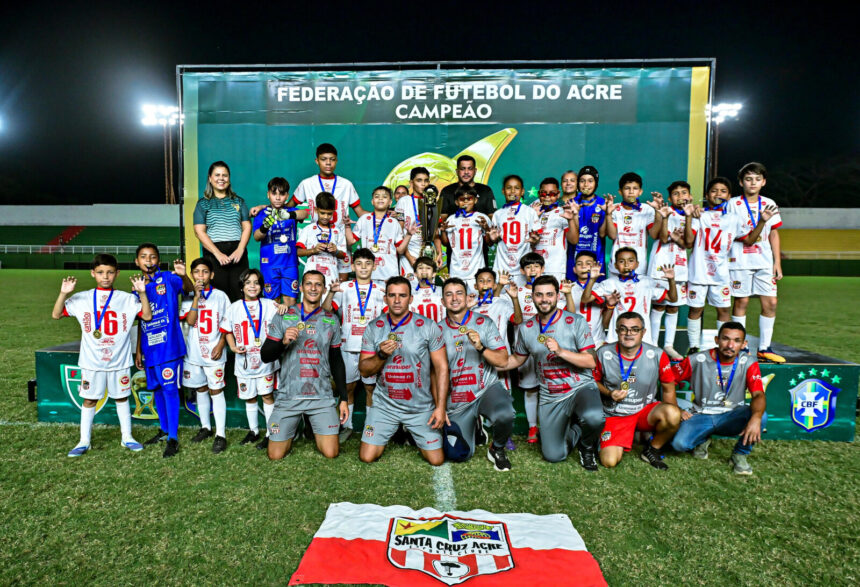 Santa Cruz-AC vence Galvez nos pênaltis e leva Copa Rio Branco Sub-11