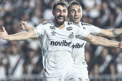 Santos assume reação e vence o Vasco por 3 a 0 em São Januário