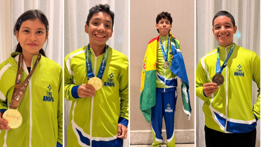 Amapá conquista três ouros e um bronze nos Jogos Escolares