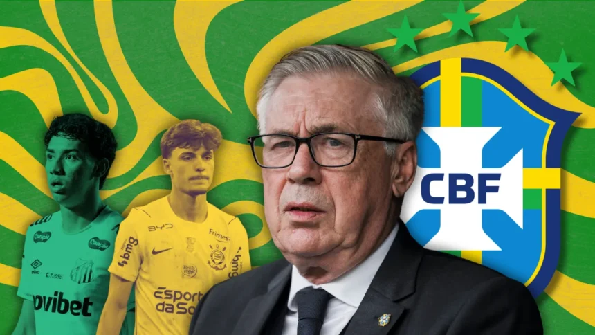 Ancelotti convoca meio-campo renovado e aposta em jovens para amistosos