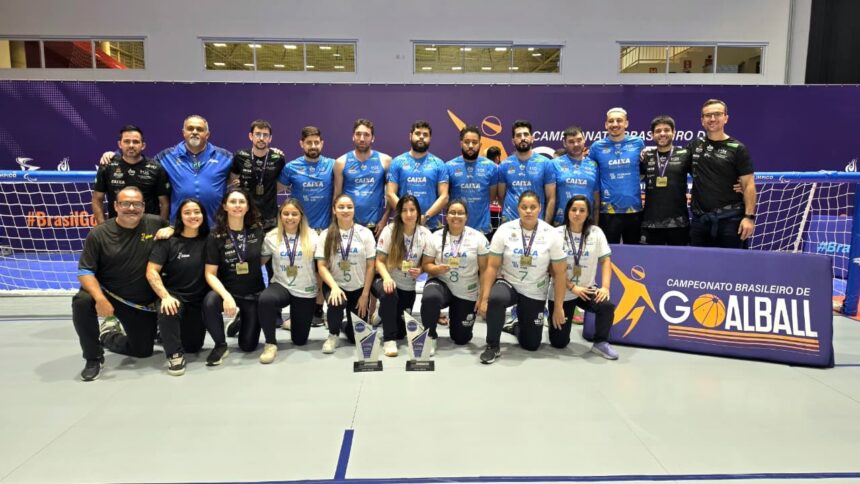 Athlon feminino vence Brasileiro de goalball nos pênaltis; masculino 3º