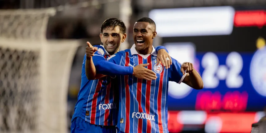 Bahia supera Bragantino por 3 a 2 e sobe no G-5