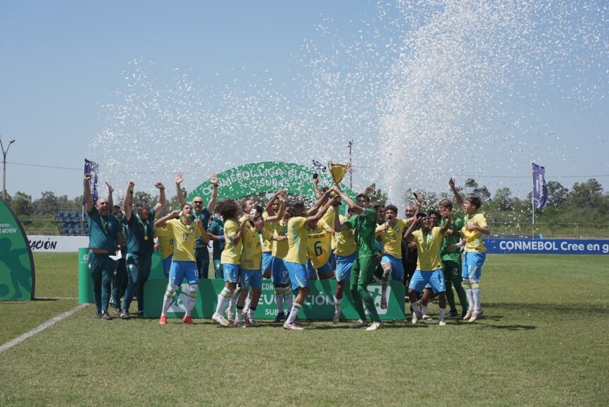 Brasil vence Paraguai nos pênaltis e leva Liga Evolução Sub-15