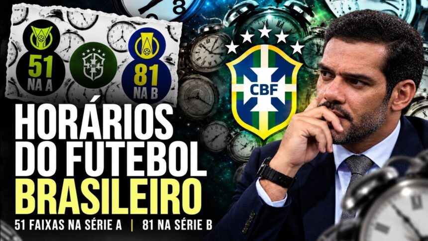 CBF propõe unificar horários do Brasileirão em 2027