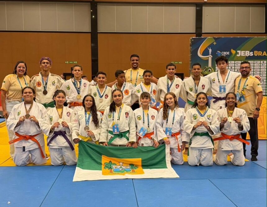 Judô potiguar brilha e conquista 11 medalhas nos JEBs em Brasília