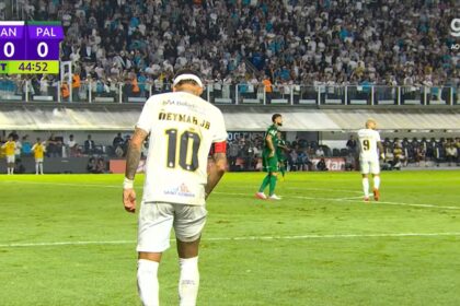 Lesão de Neymar no intervalo acende sinal de alerta no Santos