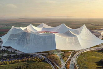 Marrocos acelera construção do Grand Stade Hassan II e mira final da Copa-2030