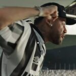 Neymar vibra no camarote e festeja triunfo do Santos sobre Cruzeiro