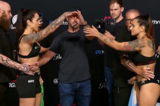 Norma Dumont provoca Ailín Pérez com preservativos e dinheiro antes do UFC