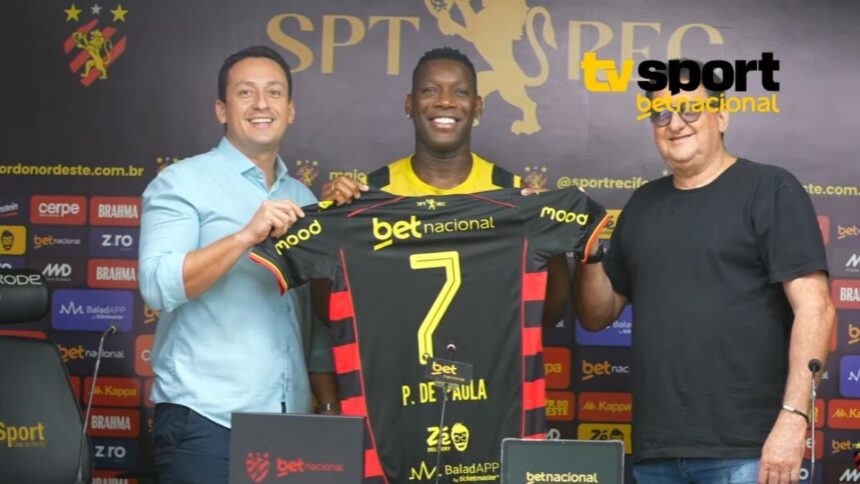 Patrick de Paula chega ao Sport, assume a 7 e rebate críticas