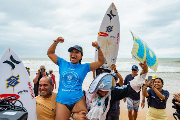Tainá Hinckel domina final em Guarapari e sobe ao 3º lugar