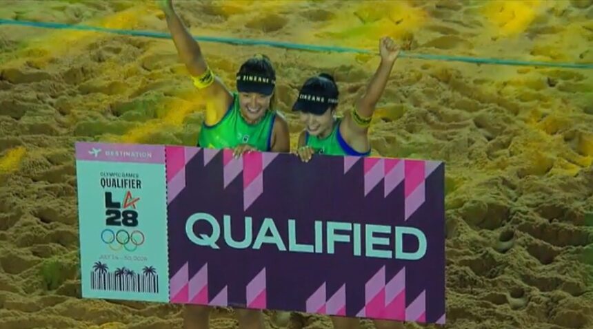 Thâmela/Vic e André/Renato garantem vagas olímpicas em vôlei de praia