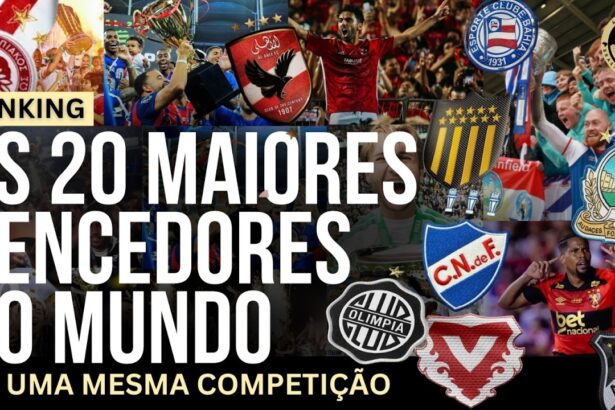 Veja os 20 clubes que mais venceram uma mesma competição