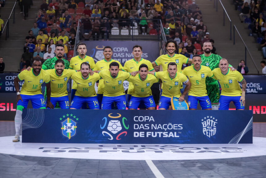 Brasil goleia Afeganistão por 6 a 0 e conquista o tricampeonato