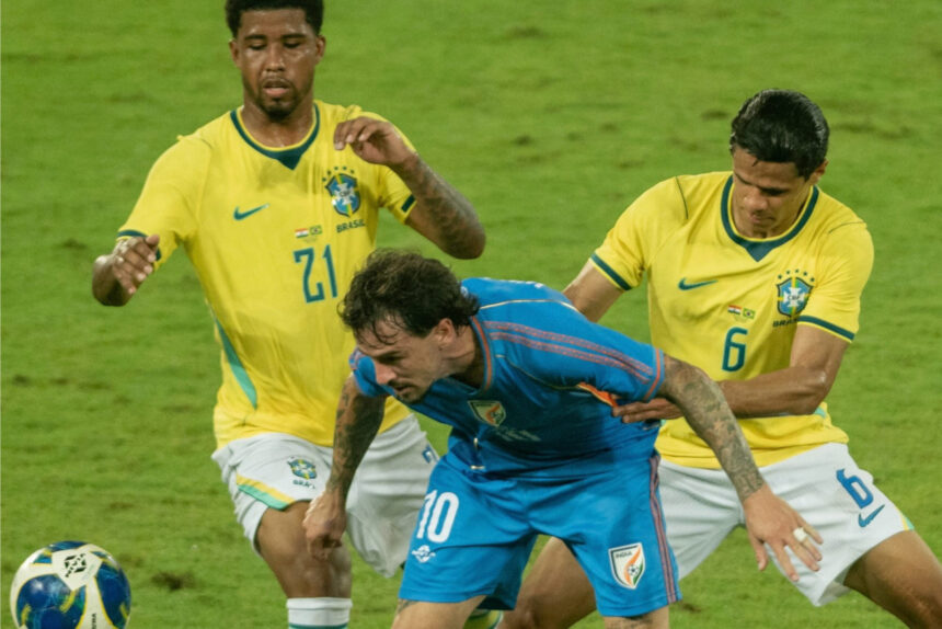 Brasil goleia Índia por 4 a 0 em Calcutá; Ancelotti promove estreias