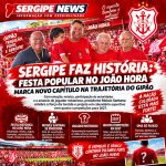 Festa do Club Sportivo Sergipe no Estádio João Hora de Oliveira
