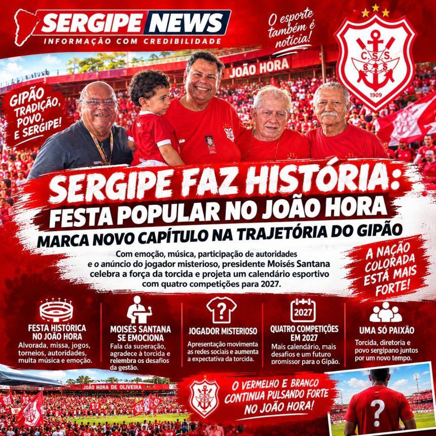 Festa do Club Sportivo Sergipe no Estádio João Hora de Oliveira