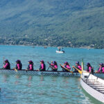 Cearenses sobreviventes do câncer brilham no Dragon Boat na França