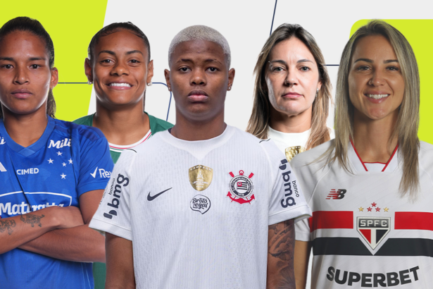 Cinco finalistas lutam por três vagas de atacante no Prêmio Para Elas