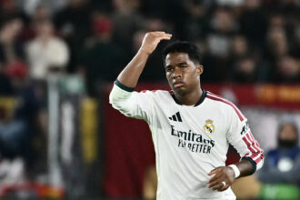 Endrick decide e vira para o Real Madrid contra a Roma na Champions