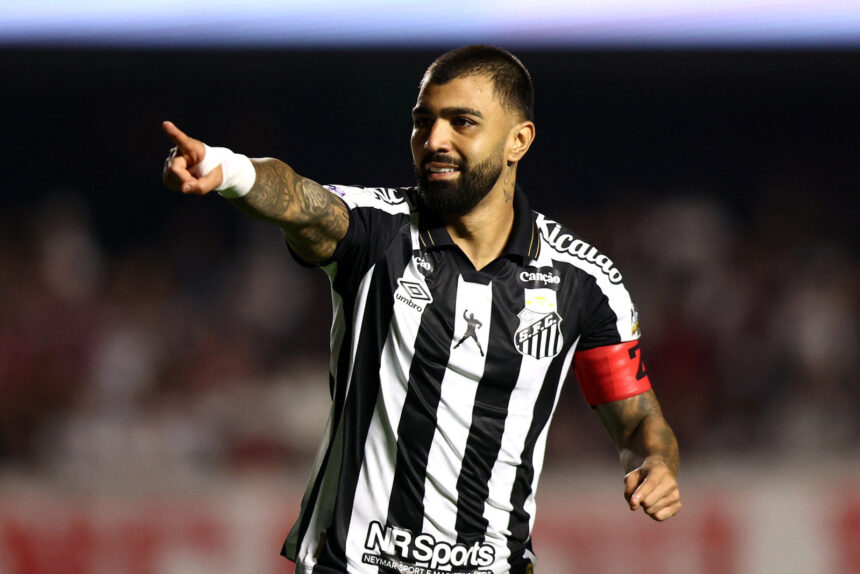 Gabigol mira artilharia e tenta igualar marca de Marinho no Santos
