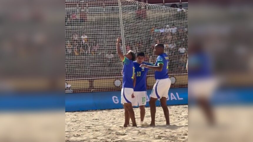Gols de maranhenses garantem vitória do Brasil sobre Paraguai no Mundialito
