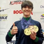 Marcus Pinto, 16, conquista liderança inédita no sabre cadete