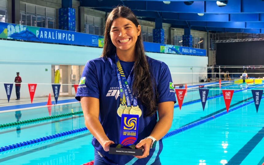 Maria Clara Andrade conquista troféu e vence três provas no Brasileiro de Jovens