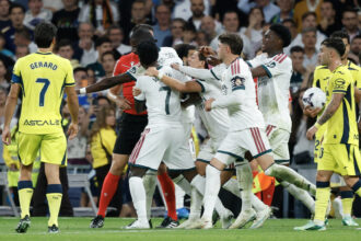Real Madrid critica árbitro após expulsão de Vinícius e nove cartões