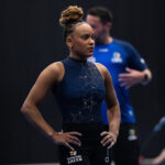 Rebeca Andrade lidera Brasil em busca de pódio no Mundial de Roterdã
