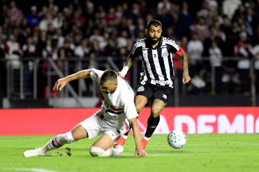 Santos vira no Morumbi e afunda São Paulo no Brasileirão